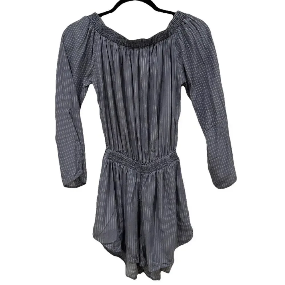 FAITHFULL THE BRAND‎ Womens Romper US 2 Blue Pull On Lightweight VISION PAISLEY